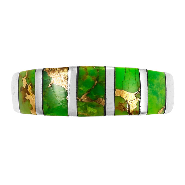 Green Turquoise Ring Sterling Silver R2465-C76