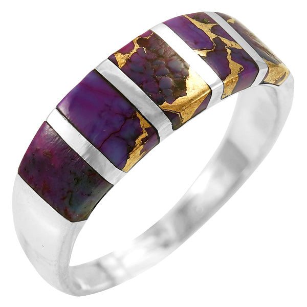 Purple Turquoise Ring Sterling Silver R2465-C77