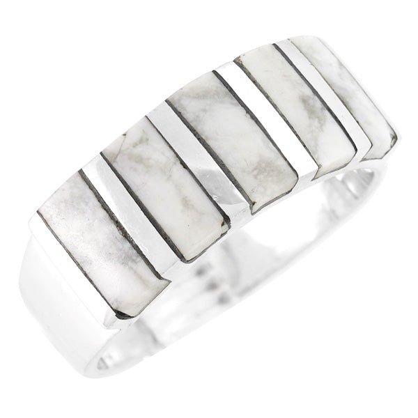 Howlite Ring Sterling Silver R2465-C103