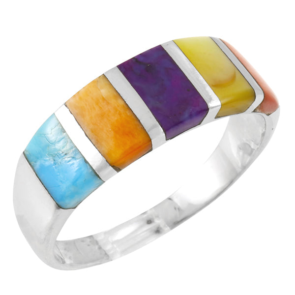 Multicolor Ring Sterling Silver R2465-C71