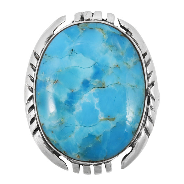 Turquoise Ring Sterling Silver R2466-C75
