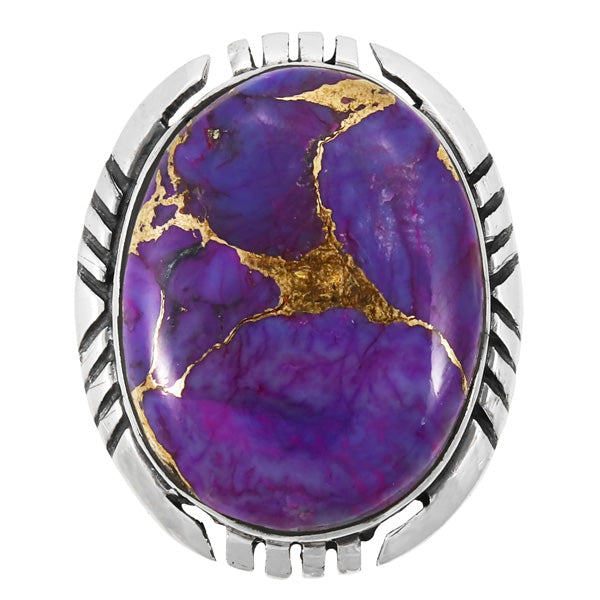Purple Turquoise Ring Sterling Silver R2466-C77