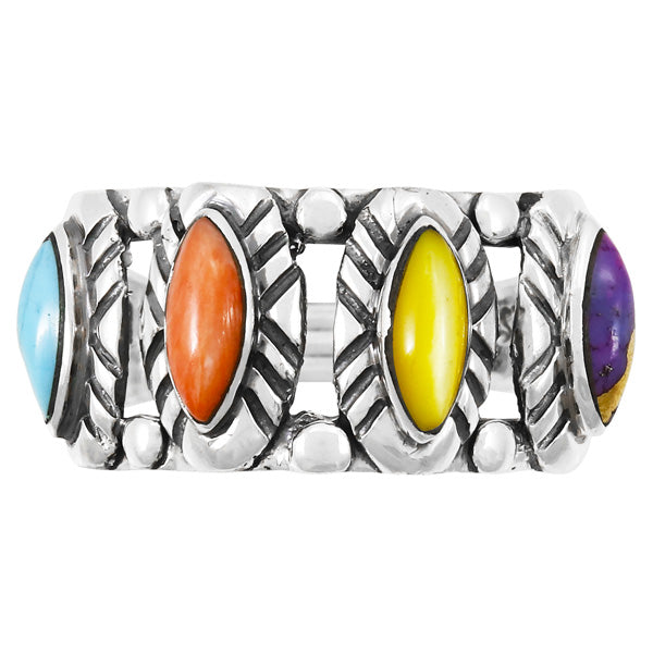 Multicolor Ring Sterling Silver R2467-C71