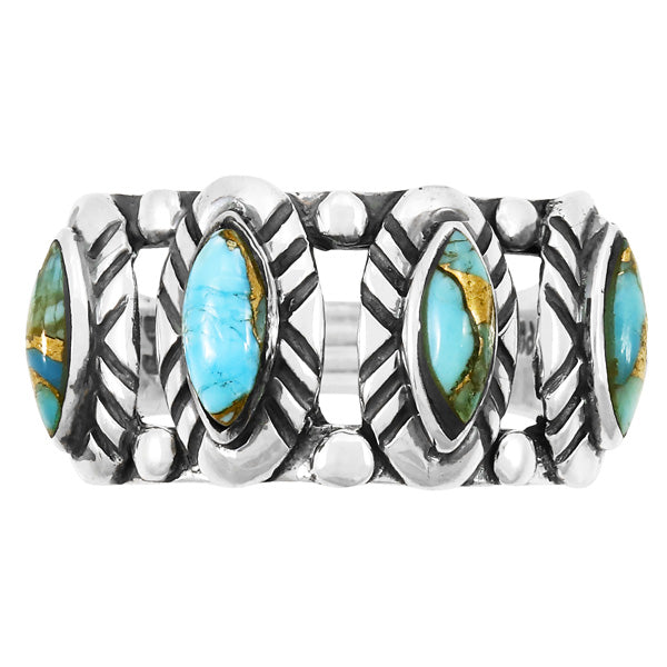 Matrix Turquoise Ring Sterling Silver R2467-C84