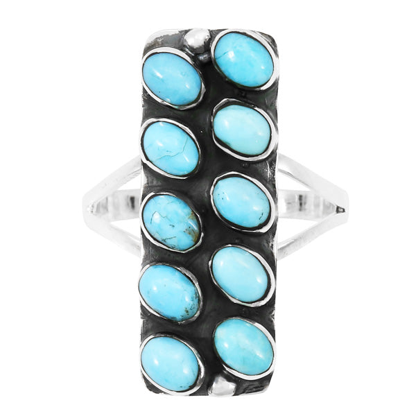 Turquoise Ring Sterling Silver R2471-C75