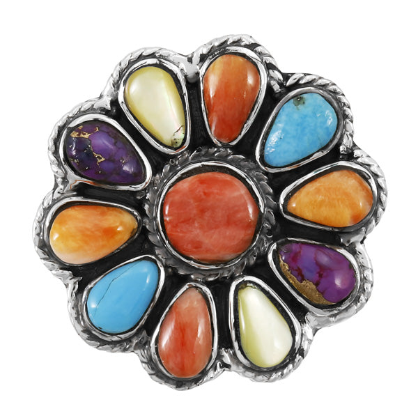 Multicolor Ring Sterling Silver R2472-C71