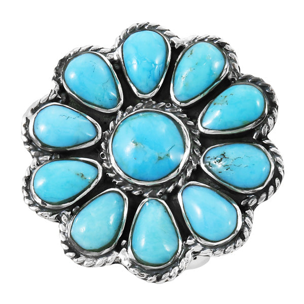Turquoise Ring Sterling Silver R2472-C75