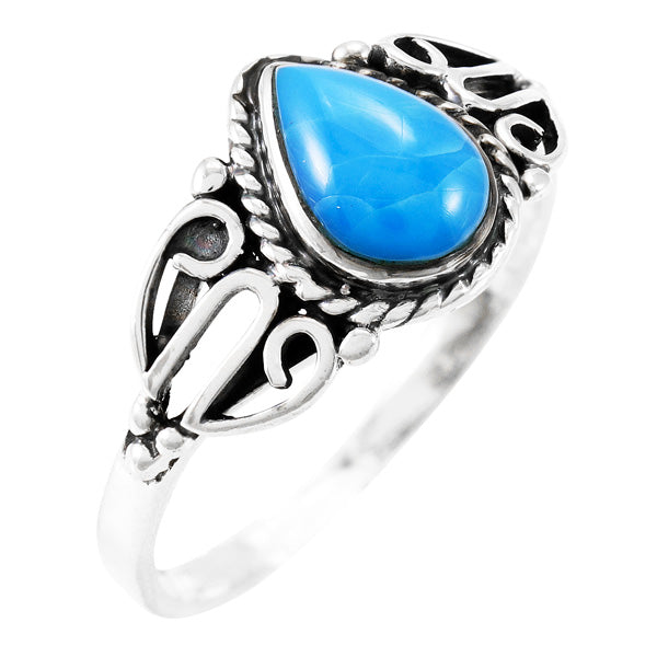 Turquoise Ring Sterling Silver R2475-C75