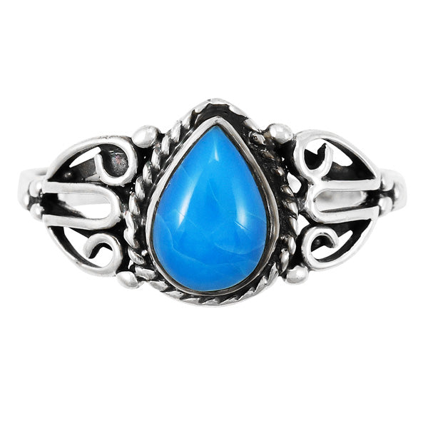 Turquoise Ring Sterling Silver R2475-C75
