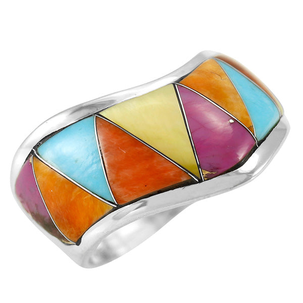 Multicolor Ring Sterling Silver R2478-C01