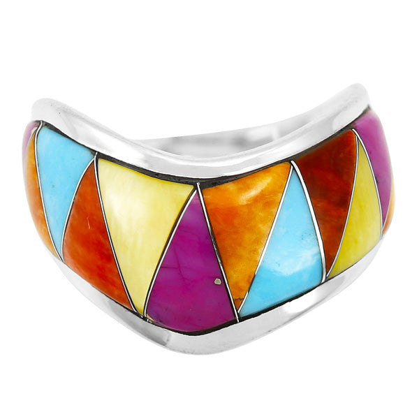 Multicolor Ring Sterling Silver R2478-C01