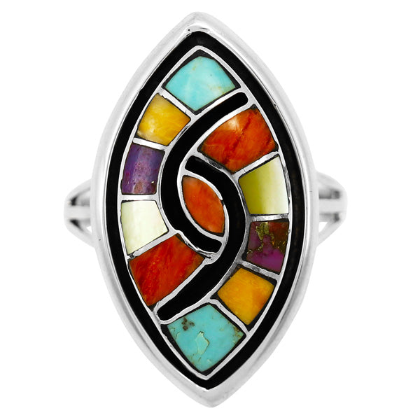 Multicolor Ring Sterling Silver R2480-C01