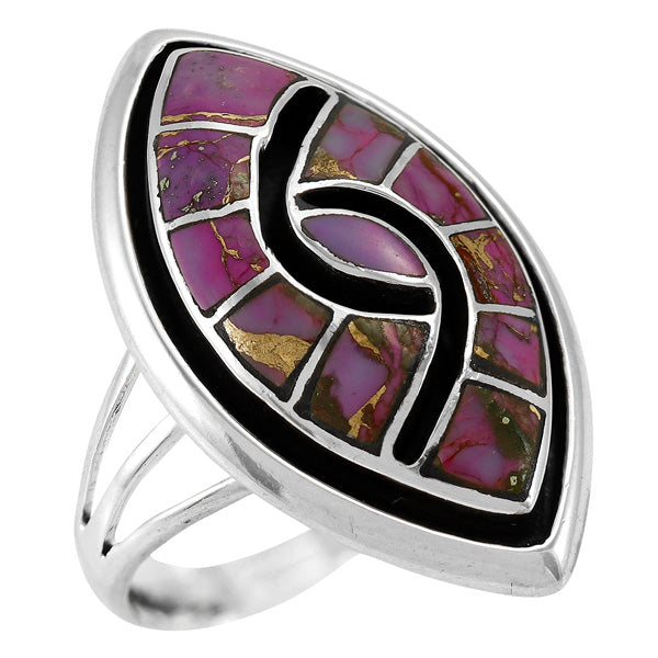 Purple Turquoise Ring Sterling Silver R2480-C07