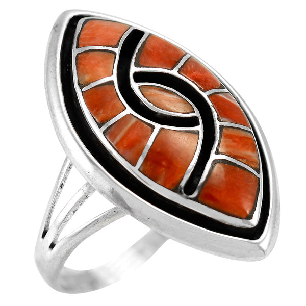 Spiny Oyster Ring Sterling Silver R2480-C08