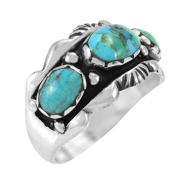 Turquoise Ring Sterling Silver R2487-C75