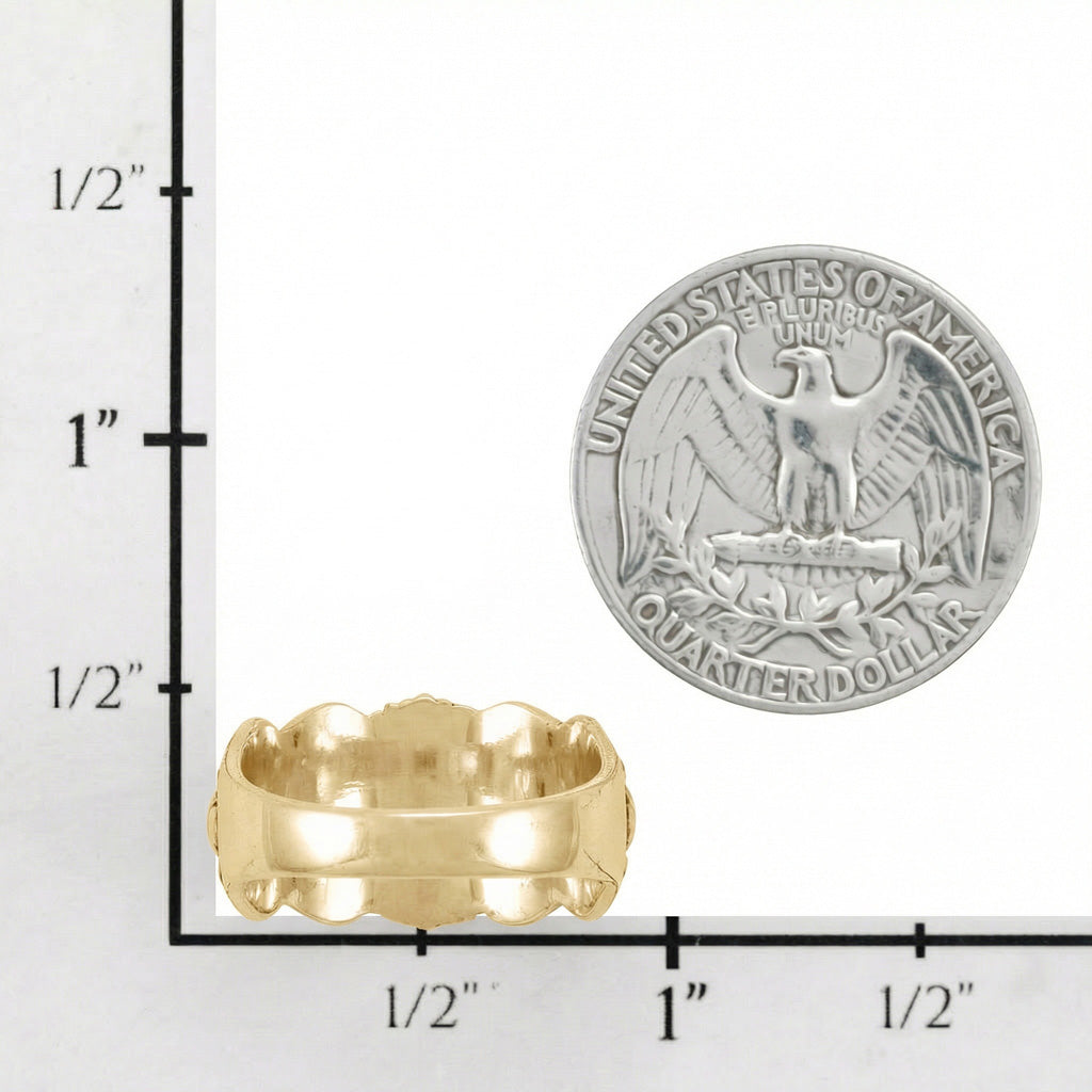 Turquoise Ring GoldBrass R2487-GB-C75