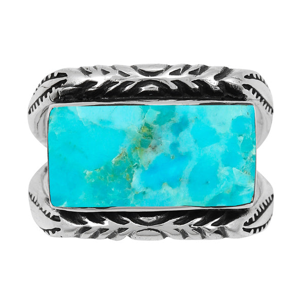 Turquoise Ring Sterling Silver R2498-C75