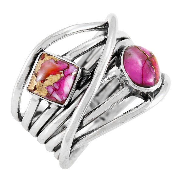 Plum Spiny Ring Sterling Silver R2501-C92