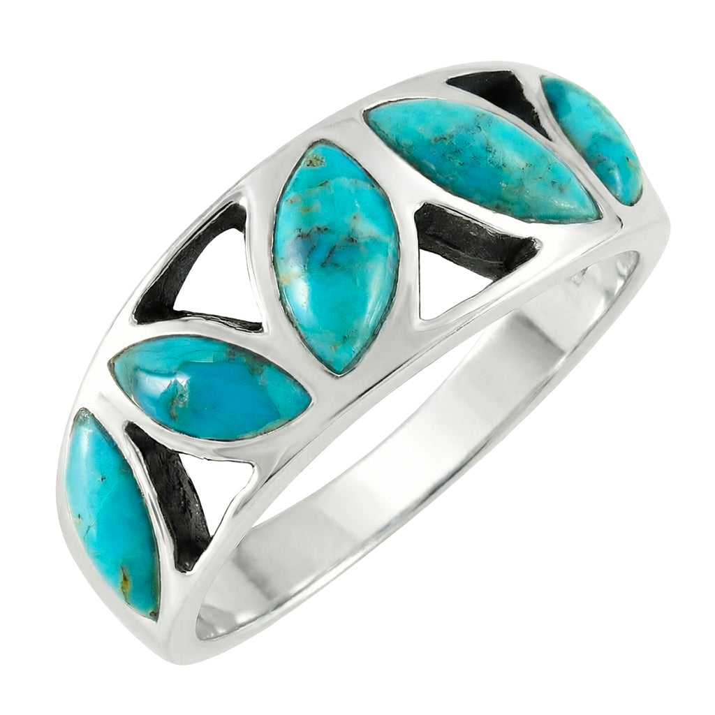 Turquoise Ring Sterling Silver R2505-C75