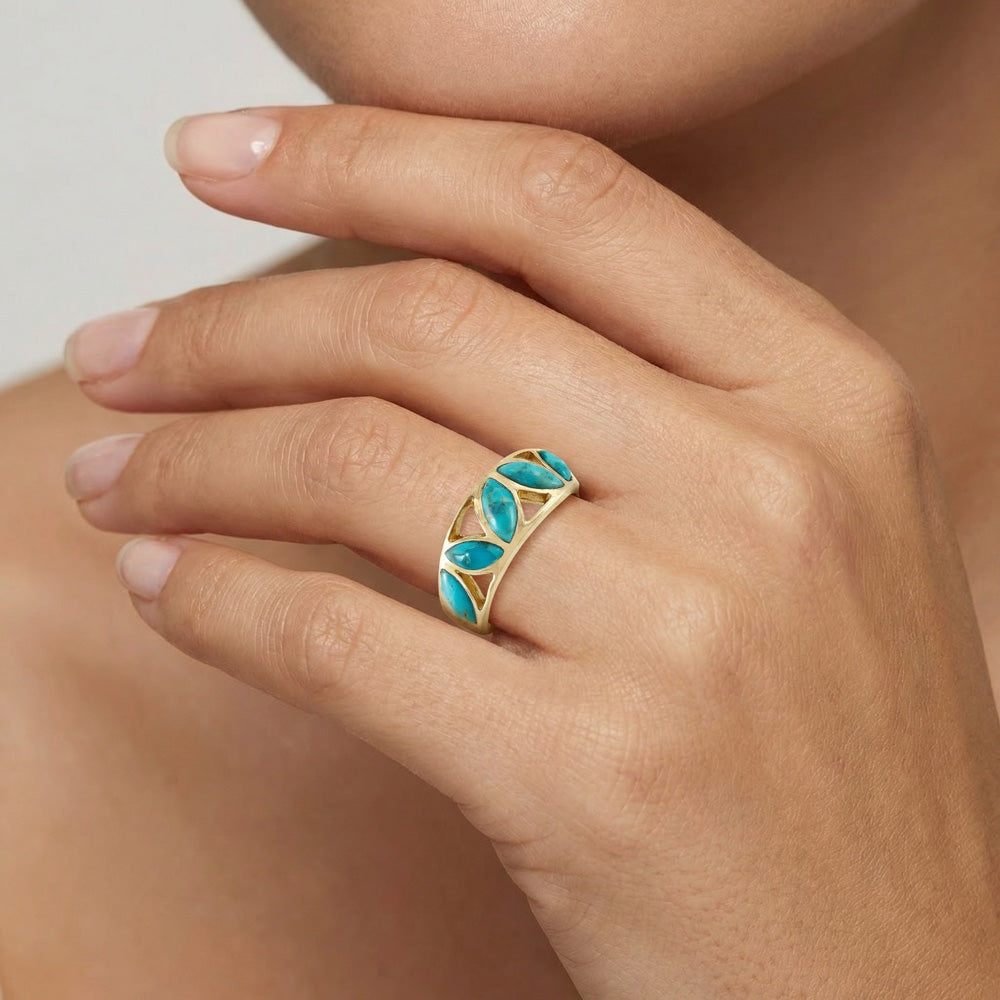 Turquoise Ring GoldCopper™ R2505-GB-C75