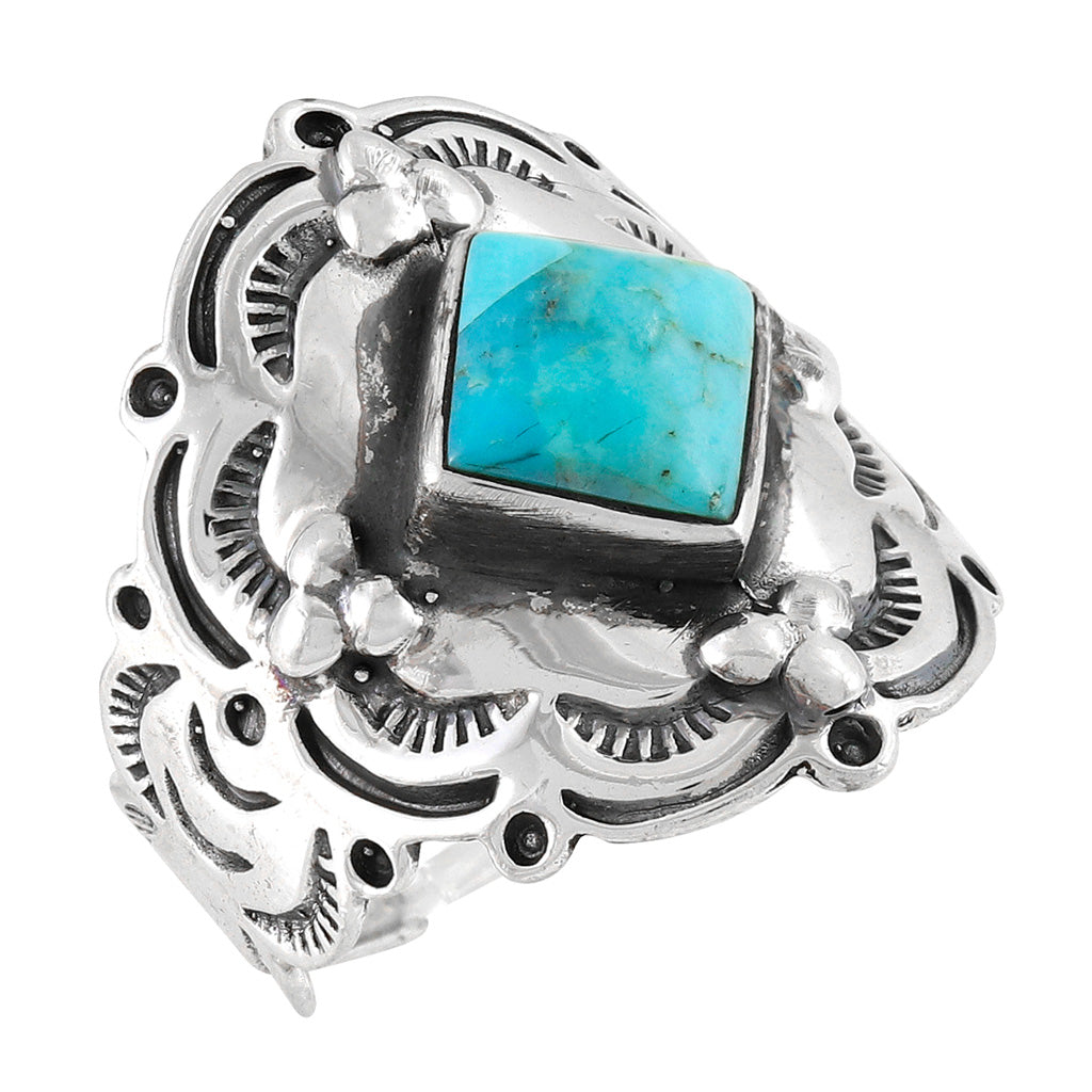 FINAL CLEARANCE - Turquoise Ring SilveryCopper™ R2510-SB-C75