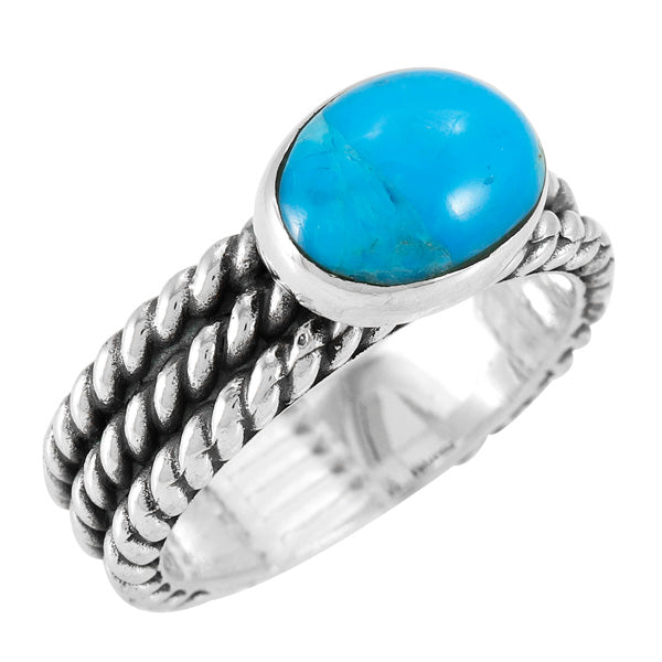 Turquoise Ring Sterling Silver R2514-C75