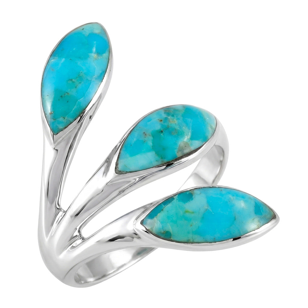 Turquoise Ring SilveryCopper™ R2518-SB-C75