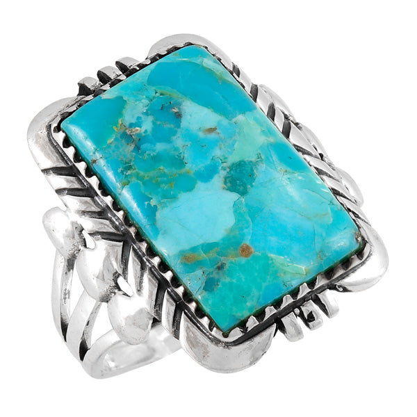 Turquoise Ring Sterling Silver R2523-C75