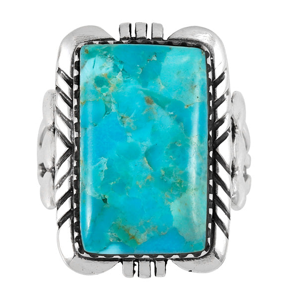 Turquoise Ring Sterling Silver R2523-C75