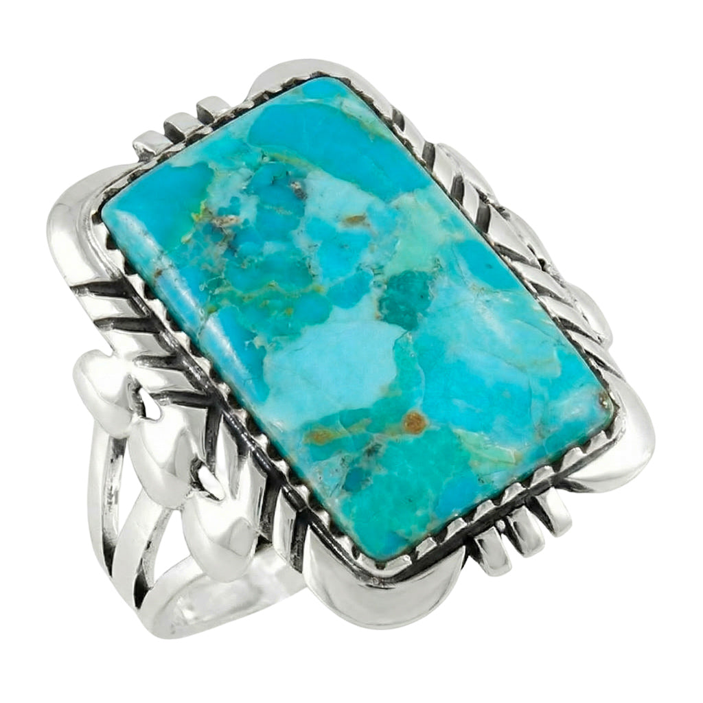 Turquoise Ring Sterling Silver R2523-C75