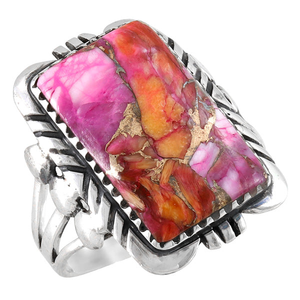 Plum Spiny Ring Sterling Silver R2523-C92