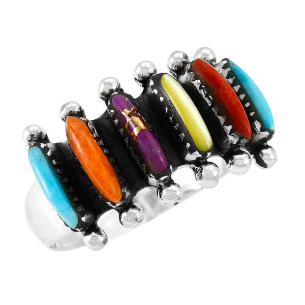 Multicolor Ring Sterling Silver R2525-C71