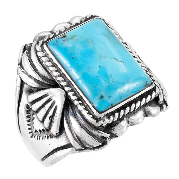Turquoise Ring Sterling Silver R2526-C75