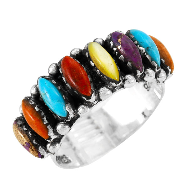 Multicolor Ring Sterling Silver R2528-C71