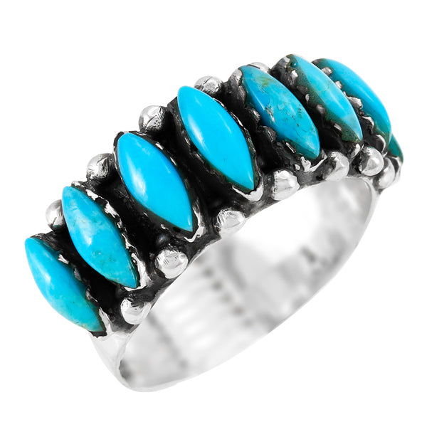 Turquoise Ring Sterling Silver R2528-C75