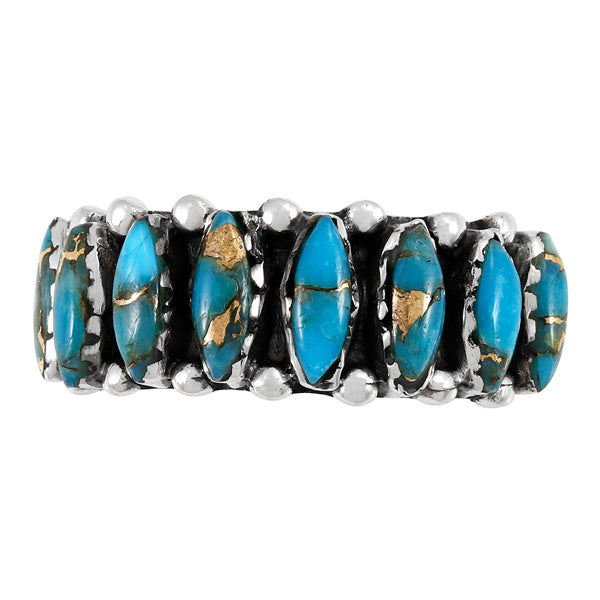 Matrix Turquoise Ring Sterling Silver R2528-C84