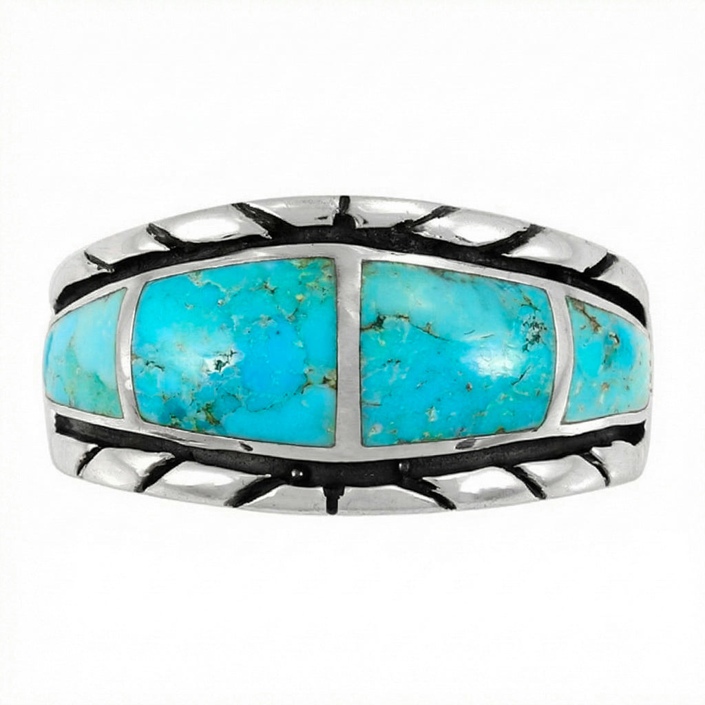 Turquoise Ring Sterling Silver R2534-C05