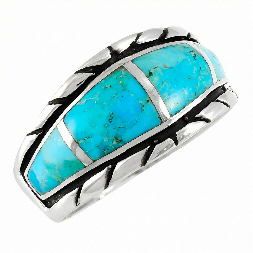 Turquoise Ring SilverBronzé R2534-SB-C05