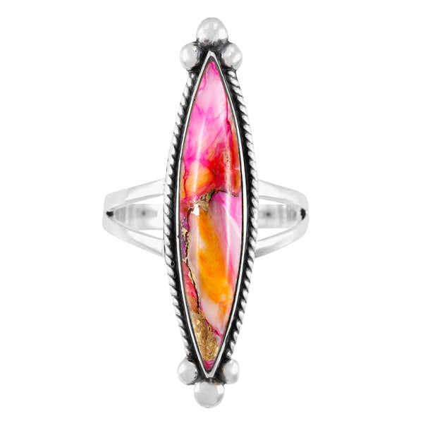 Plum Spiny Ring Sterling Silver R2540-C92