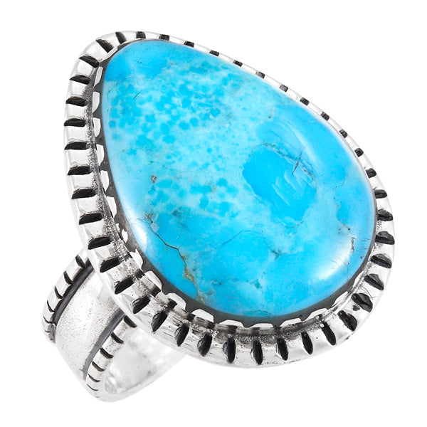 Turquoise Ring Sterling Silver R2541-C75