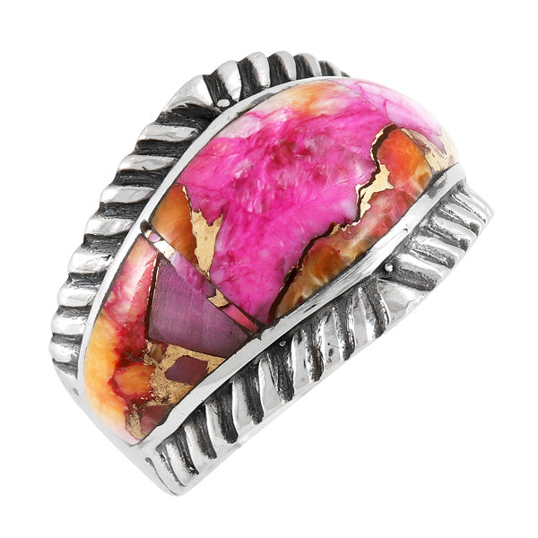 Plum Spiny Ring Sterling Silver R2543-C92