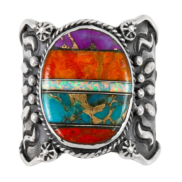 Multicolor Ring Sterling Silver R2544-C00