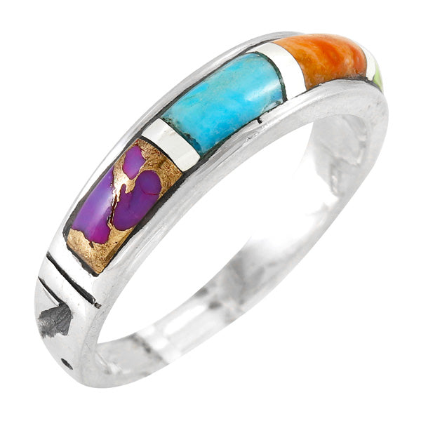 Multicolor Ring Sterling Silver R2545-C01