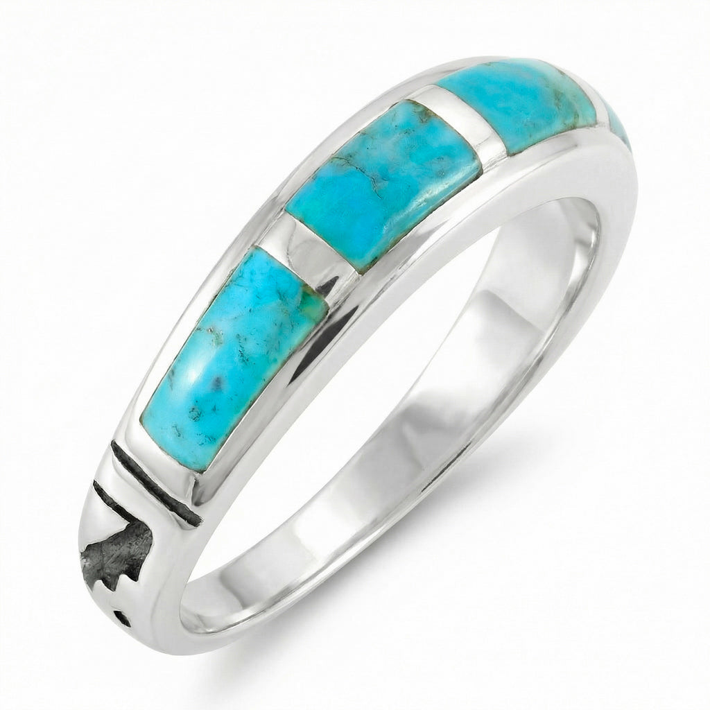 FINAL CLEARANCE - Turquoise Ring SilveryCopper™ R2545-SB-C05