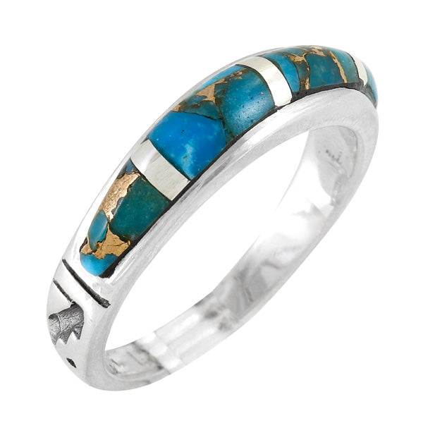 Matrix Turquoise Ring Sterling Silver R2545-C84