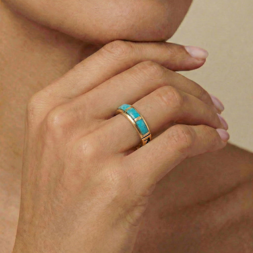 Turquoise Ring GoldCopper™ R2545-GB-C05