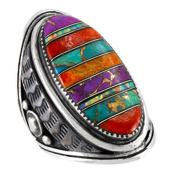 Multicolor Ring Sterling Silver R2546-C00