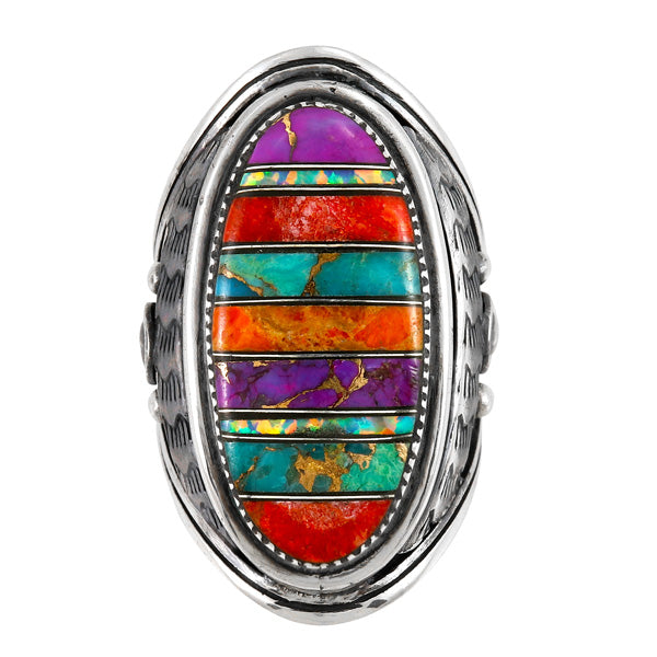 Multicolor Ring Sterling Silver R2546-C00