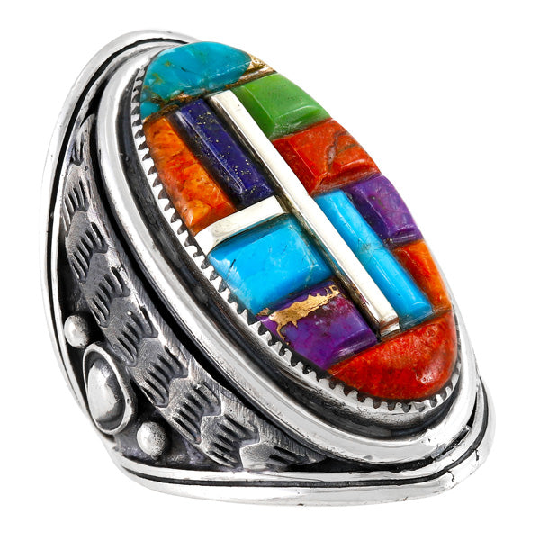 Multicolor Ring Sterling Silver R2546-C51