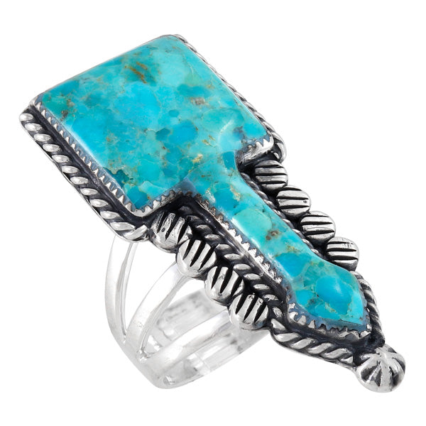 Arrow Turquoise Ring Sterling Silver R2547-C75